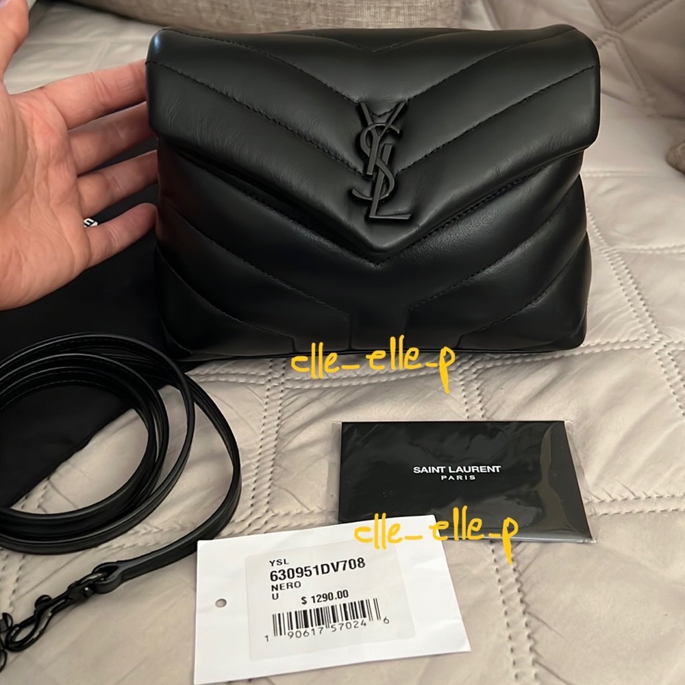 SOLD to @tatianasepulved YSL Black Toy Loulou with Black Hardware